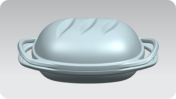 Aangepaste 3D-tekening van het nieuwe product