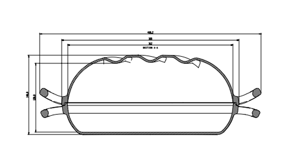 Aangepaste 2D-tekening van het nieuwe product