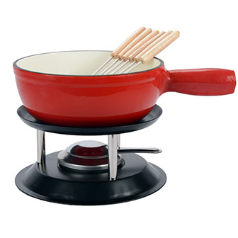 Emaille Fonduepan