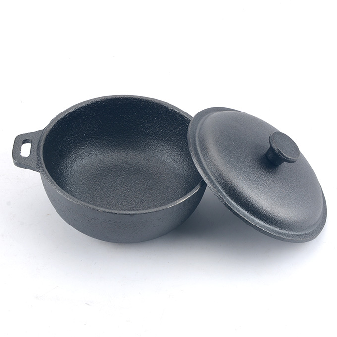 Gietijzeren Mini 10cm Dutch Oven Gietijzeren Cocotte