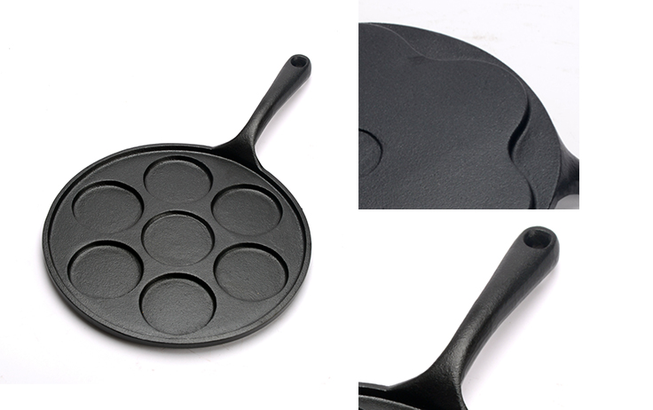 Gietijzeren pannenkoekpan