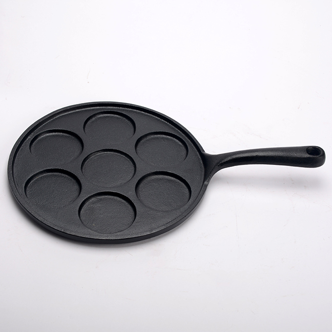 Gietijzeren meerdelige pannenkoekpan