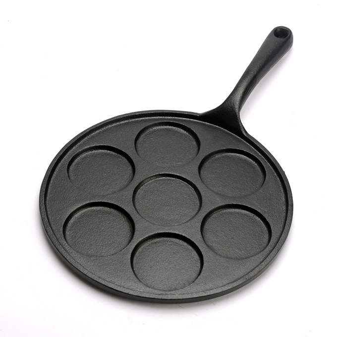Gietijzeren pannenkoekpan