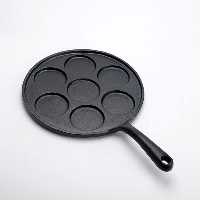 Gietijzeren meerdelige pannenkoekpan