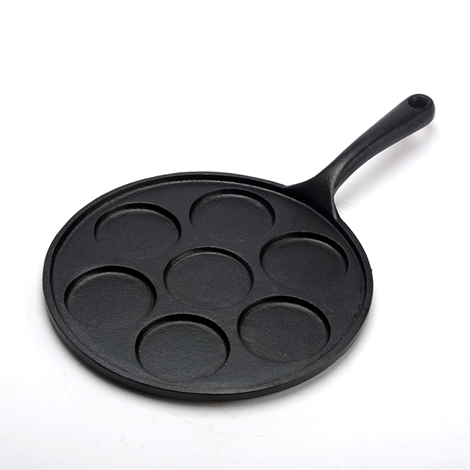 Gietijzeren meerdelige pannenkoekpan
