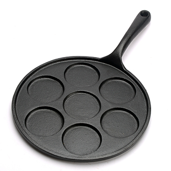 Gietijzeren pannenkoekpan