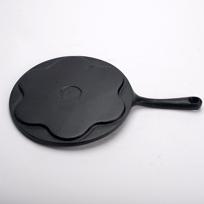 Gietijzeren pannenkoekpan