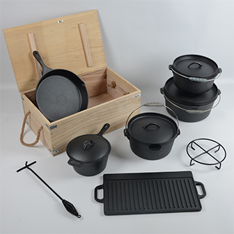 Camping Gietijzeren Kookgereiset
