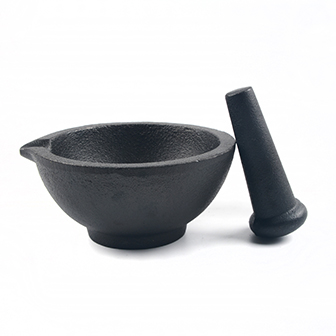 6-inch gereedschapsset gietijzeren vijzel en stamper