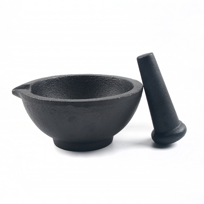 6-inch gereedschapsset gietijzeren vijzel en stamper