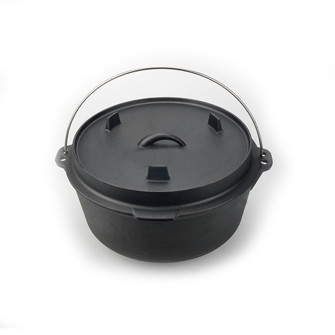 Camping Dutch Oven met beugelhandgreep