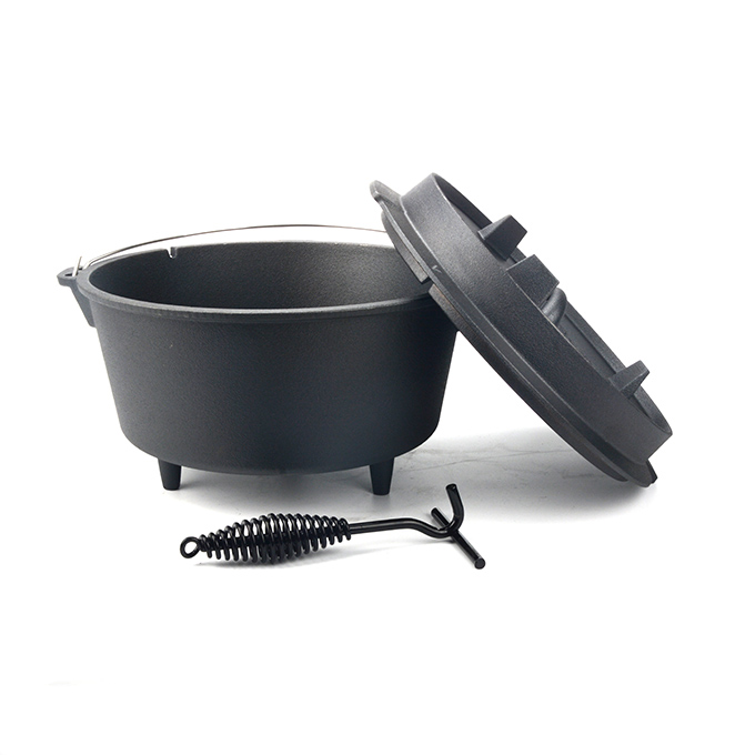 Camping Dutch Oven met beugelhandgreep