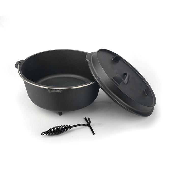 Camping Dutch Oven met beugelhandgreep